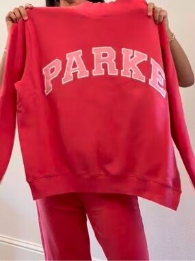 PARKE Summerland Flamingo Mockneck NWT